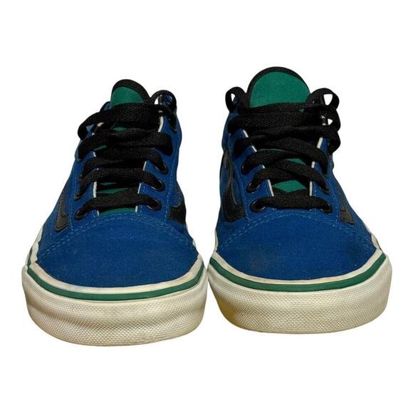 Vans Old Skool Blue Lightning Bolt Men’s 6 Women’s 7.5 Skate Sneakers - Picture 3 of 8